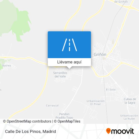 Mapa Calle De Los Pinos