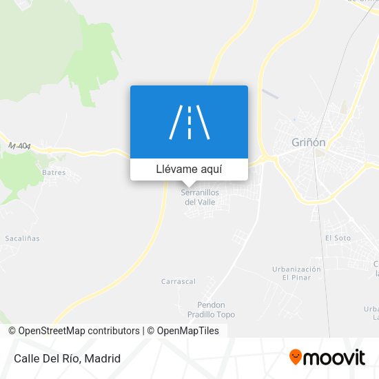 Mapa Calle Del Río