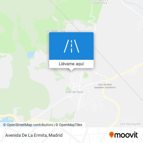 Mapa Avenida De La Ermita