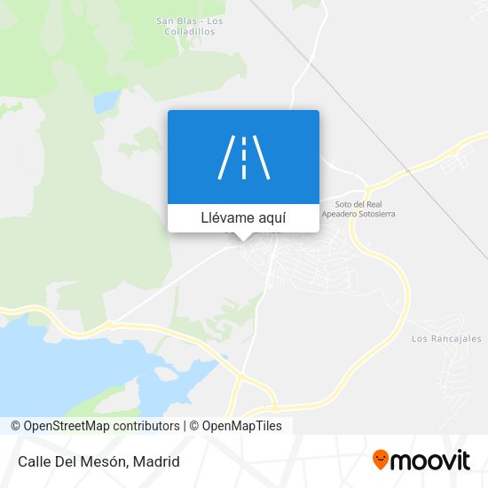 Mapa Calle Del Mesón