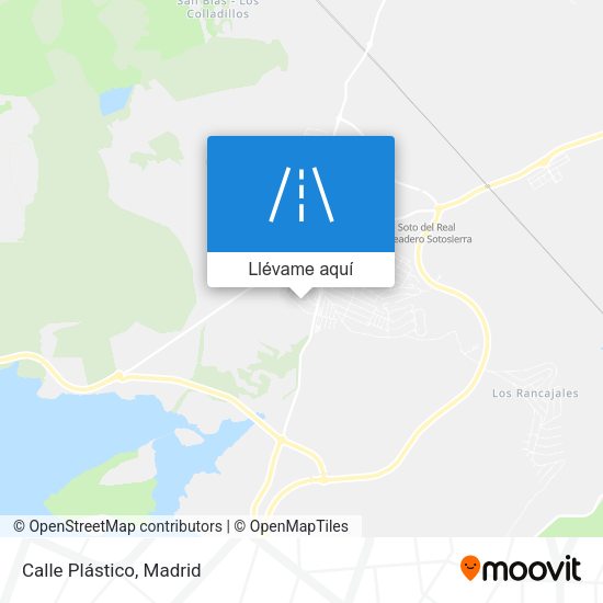 Mapa Calle Plástico