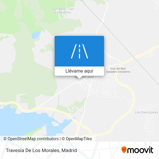 Mapa Travesía De Los Morales