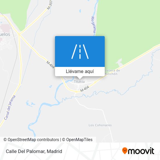 Mapa Calle Del Palomar