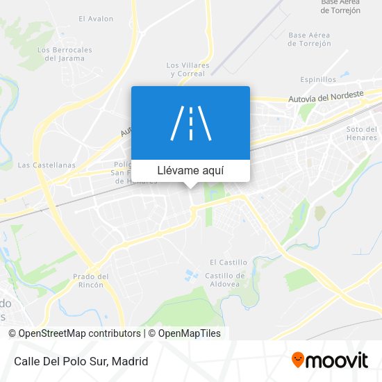 Mapa Calle Del Polo Sur
