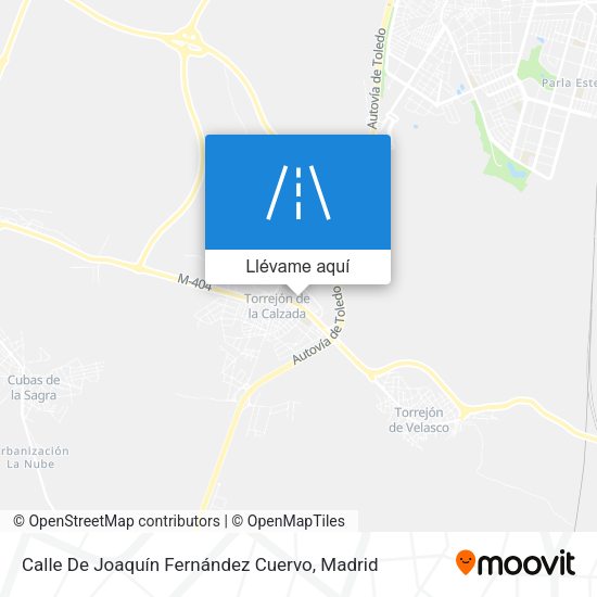 Mapa Calle De Joaquín Fernández Cuervo