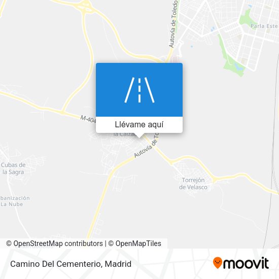 Mapa Camino Del Cementerio