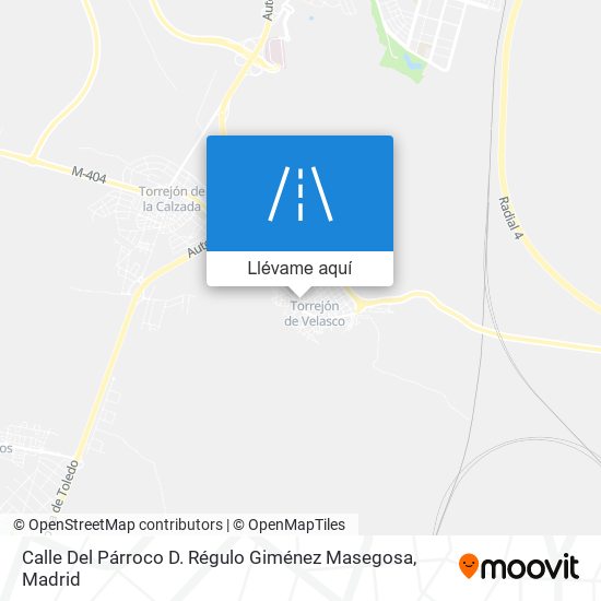 Mapa Calle Del Párroco D. Régulo Giménez Masegosa