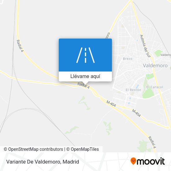 Mapa Variante De Valdemoro