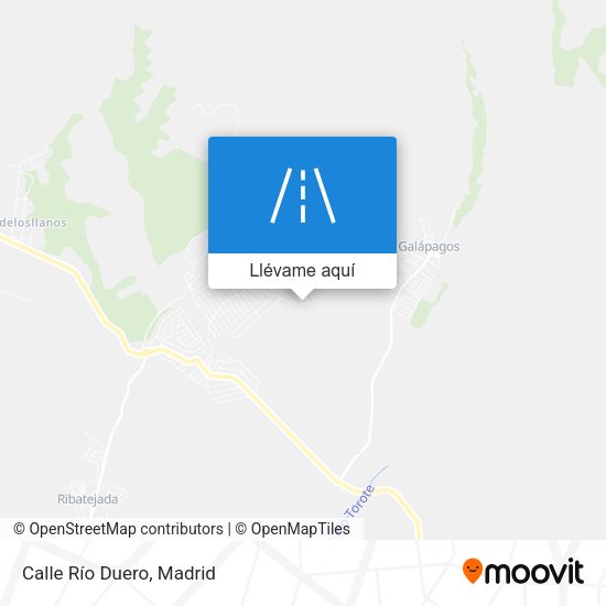 Mapa Calle Río Duero