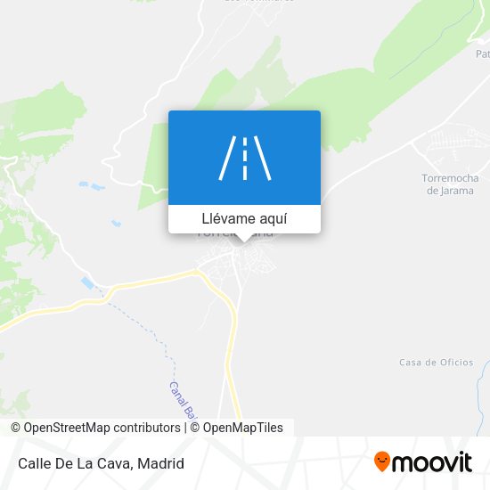 Mapa Calle De La Cava