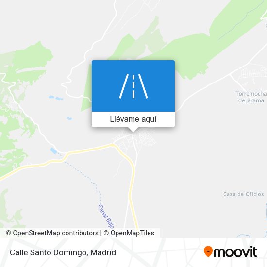 Mapa Calle Santo Domingo
