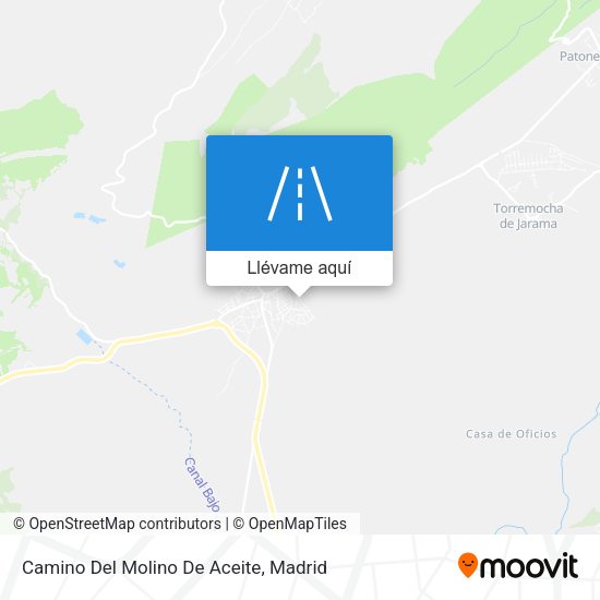 Mapa Camino Del Molino De Aceite