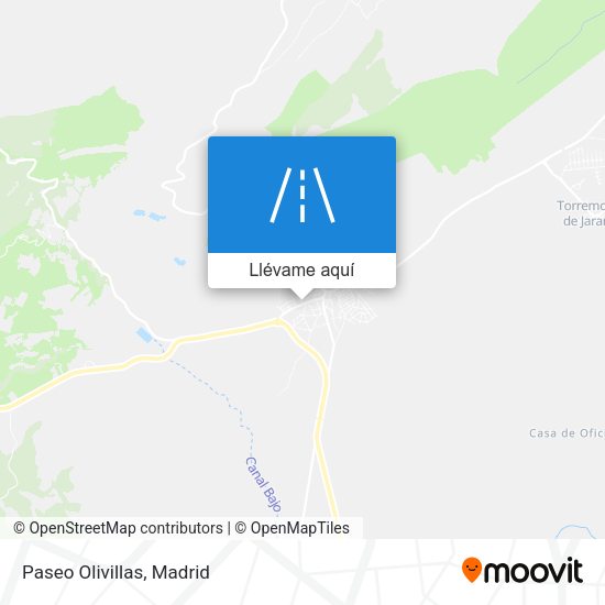 Mapa Paseo Olivillas