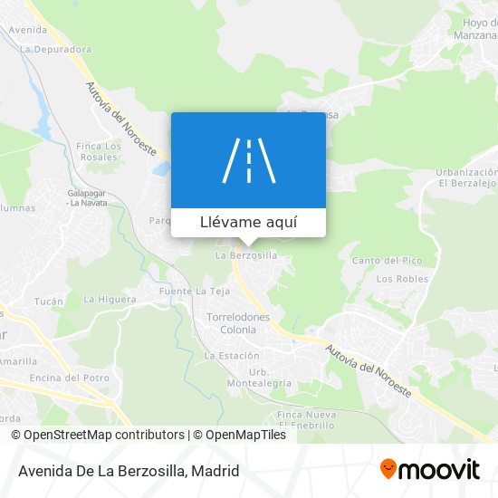 Mapa Avenida De La Berzosilla