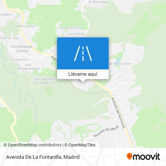 Mapa Avenida De La Fontanilla