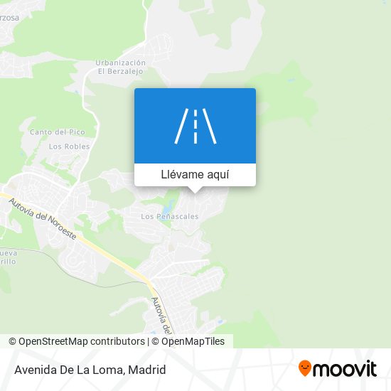 Mapa Avenida De La Loma