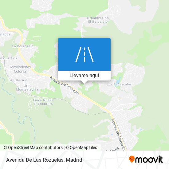 Mapa Avenida De Las Rozuelas