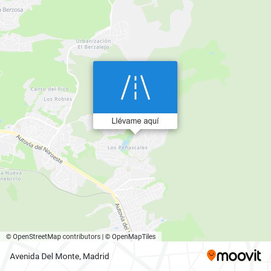 Mapa Avenida Del Monte