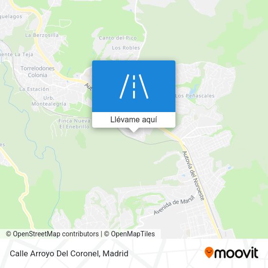 Mapa Calle Arroyo Del Coronel