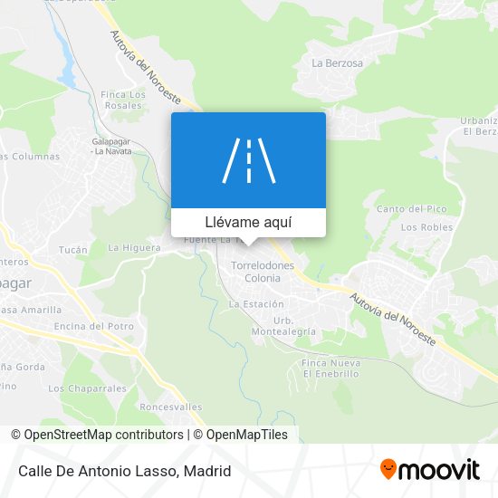 Mapa Calle De Antonio Lasso