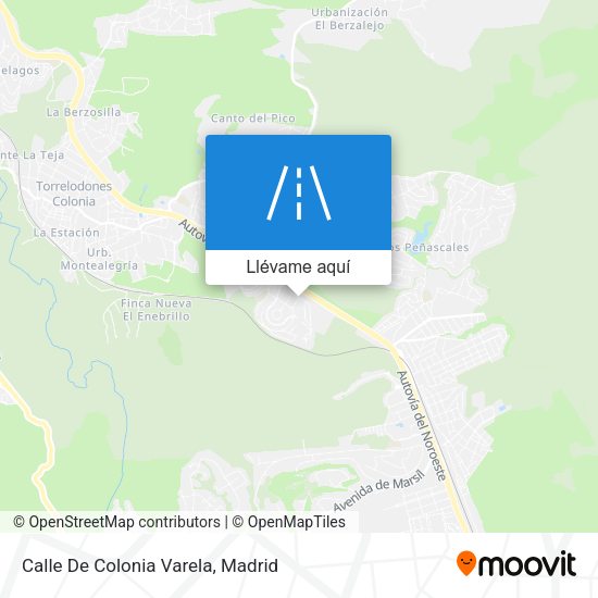 Mapa Calle De Colonia Varela