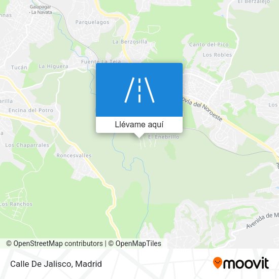 Mapa Calle De Jalisco