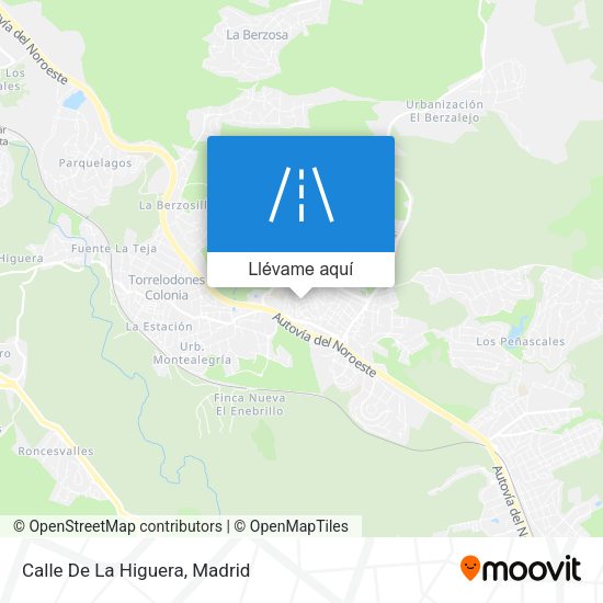 Mapa Calle De La Higuera