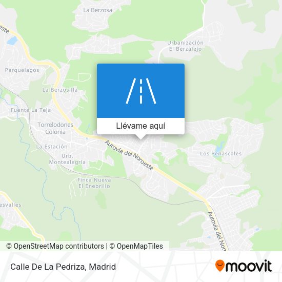 Mapa Calle De La Pedriza
