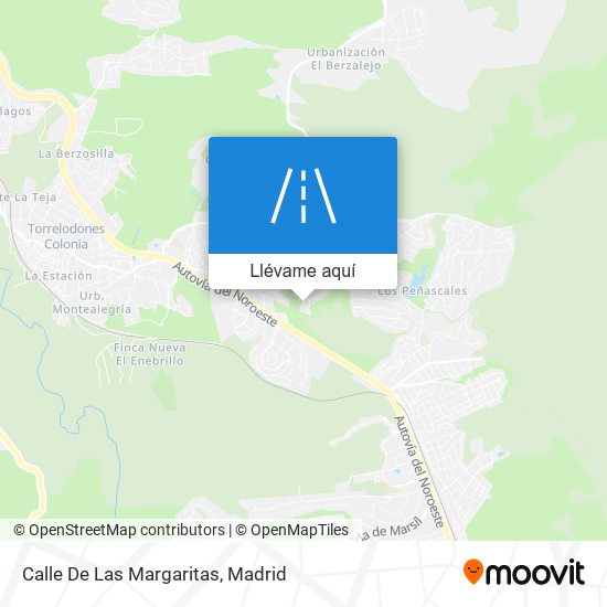 Mapa Calle De Las Margaritas