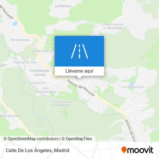 Mapa Calle De Los Ángeles