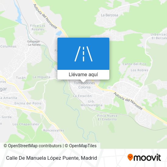 Mapa Calle De Manuela López Puente