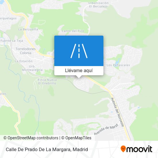 Mapa Calle De Prado De La Margara