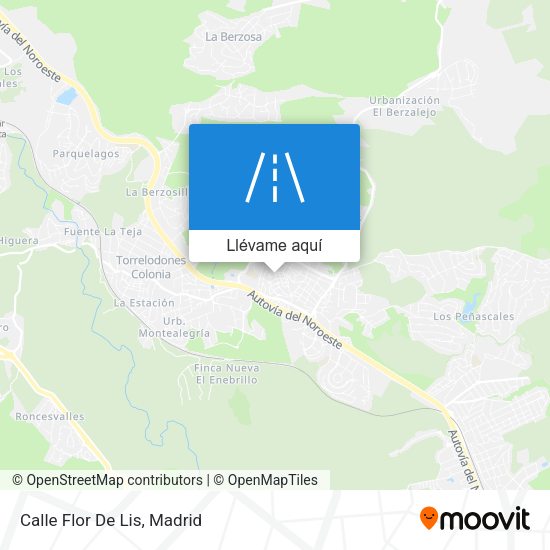 Mapa Calle Flor De Lis
