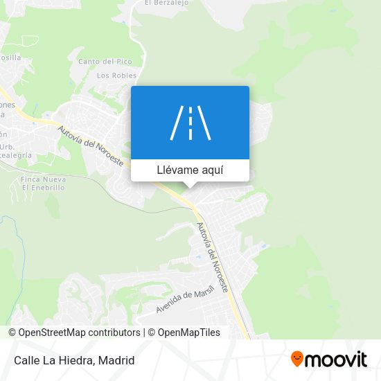 Mapa Calle La Hiedra