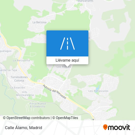 Mapa Calle Álamo