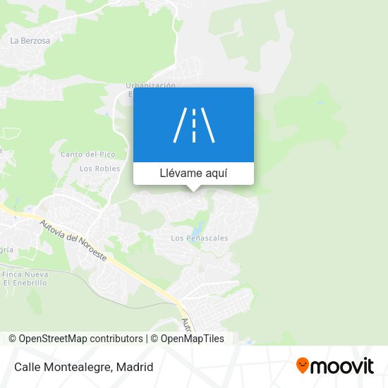 Mapa Calle Montealegre