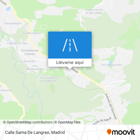 Mapa Calle Sama De Langreo