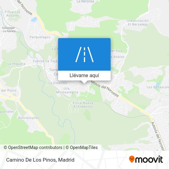 Mapa Camino De Los Pinos