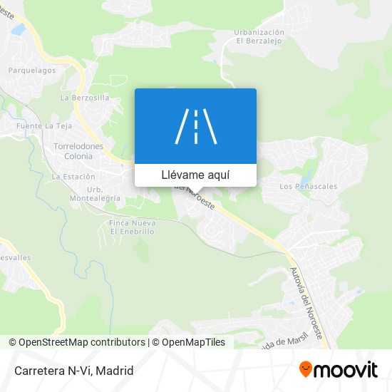 Mapa Carretera N-Vi