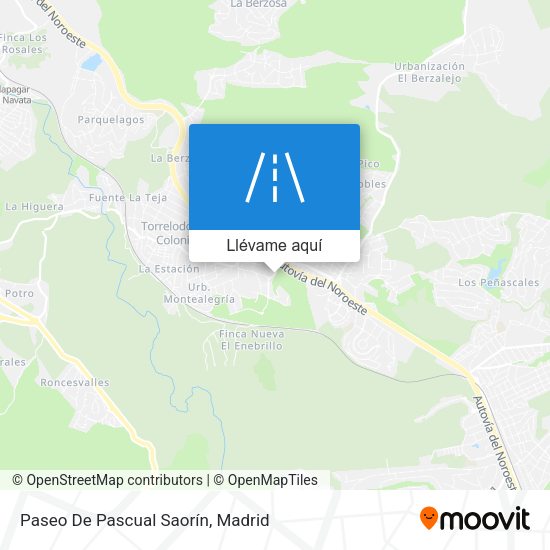 Mapa Paseo De Pascual Saorín
