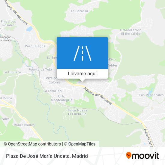 Mapa Plaza De José María Unceta