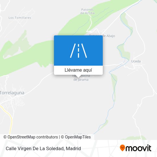 Mapa Calle Virgen De La Soledad