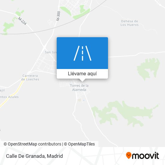 Mapa Calle De Granada