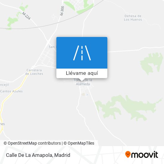 Mapa Calle De La Amapola