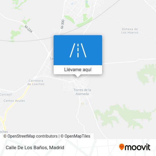Mapa Calle De Los Baños