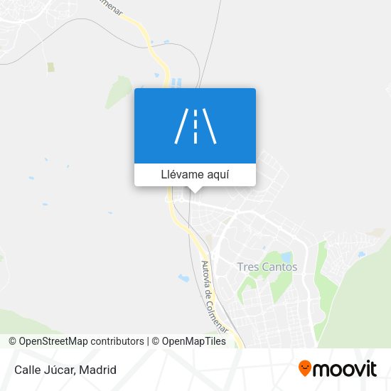 Mapa Calle Júcar