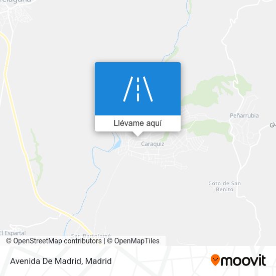 Mapa Avenida De Madrid