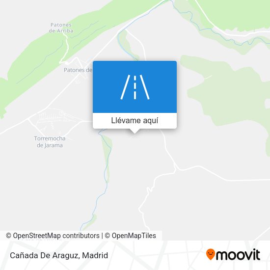 Mapa Cañada De Araguz