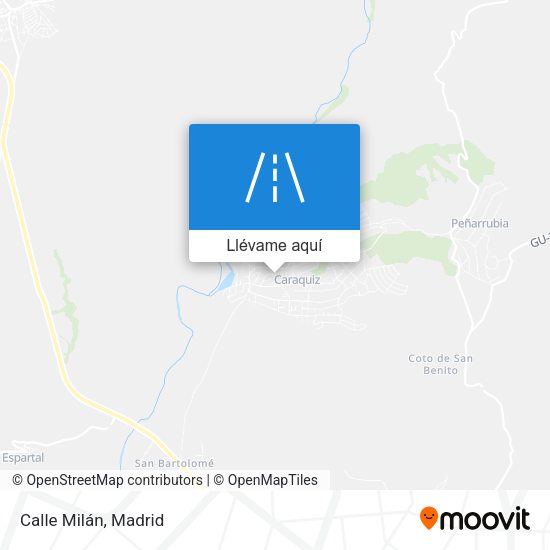 Mapa Calle Milán