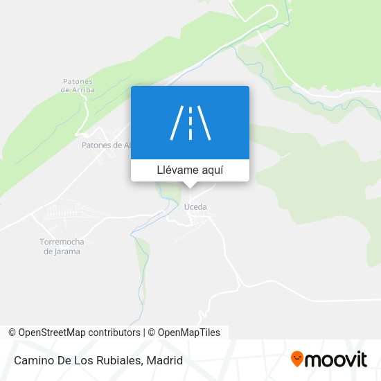 Mapa Camino De Los Rubiales